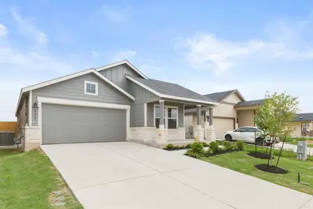 New construction Single-Family house 185 Sormonne Lp, Kyle, TX 78640 plan Mason - image