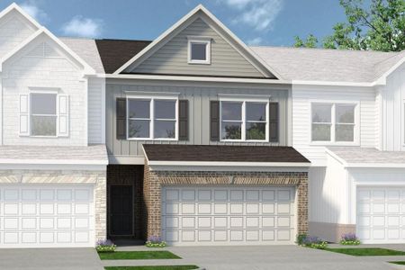 New construction Townhouse house 3554 Fairhaven Drive, Unit 45, Powder Springs, GA 30127 - photo 0