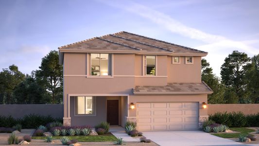 Desert Prairie Elevation - Aspen at Northern Farms in Waddell, Arizona | Landsea Homes