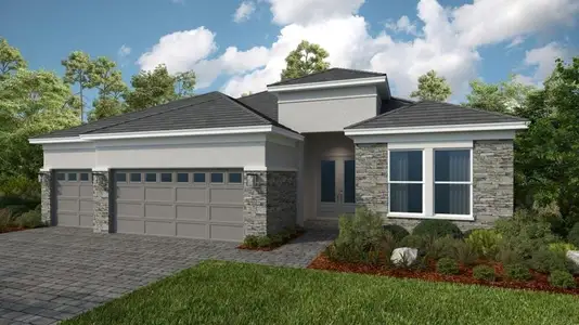 New construction Single-Family house 13729 Sw Shinnecock Dr, Port St. Lucie, FL 34987 plan Pallazio II - image