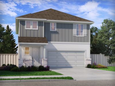 New construction Single-Family house 133 Woodbrook Dr, Georgetown, TX 78626 plan The Lassen (370) - image