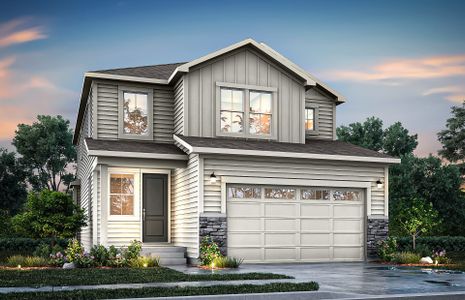 New construction Single-Family house 17383 E 91St Ave, Commerce City, CO 80022 plan Starling - image