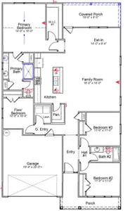 New construction Single-Family house 1023 Par Three Ct, Manning, SC 29102 plan Gwinnett II - image