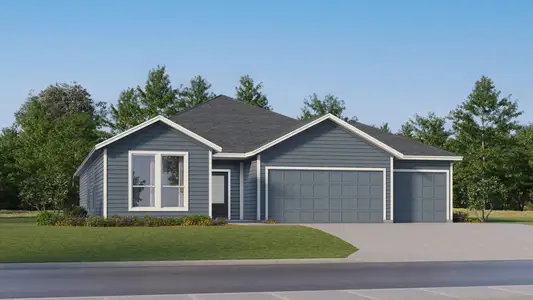 New construction Single-Family house 514 Heritage Groves Rd, Bertram, TX 78605 plan Hendrix - image