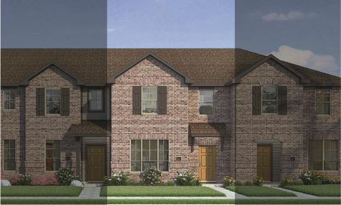 New construction Townhouse house 221 Wagon Spoke Way, Fort Worth, TX 76120 Travis 4A3 A- photo 0