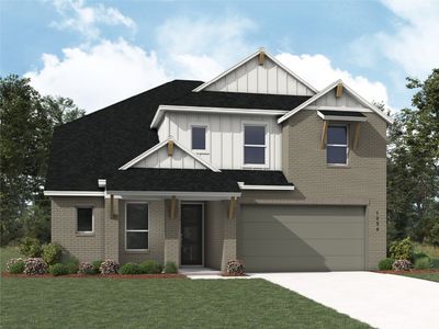 New construction Single-Family house 112 Green Brush Dr, Liberty Hill, TX 78642 plan Botero - image