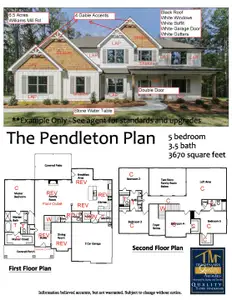 New construction Single-Family house 6.5 Acres Williams Mill Rd, Zebulon, GA 30295 plan Pendleton - image