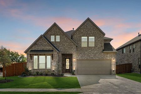 New construction Single-Family house 1098 Foxtail Dr, Justin, TX 76247 plan Violet II - image