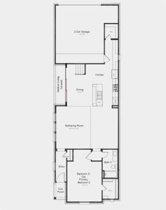 Structural options added include: Sliding glass door, wet bar, standing shower in secondary bath and walk-in shower in primary bath.