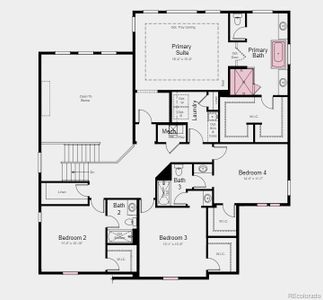 Structural options added include: first floor guest suite with full bath, fireplace, tub and shower in primary bath, unfinished basement.