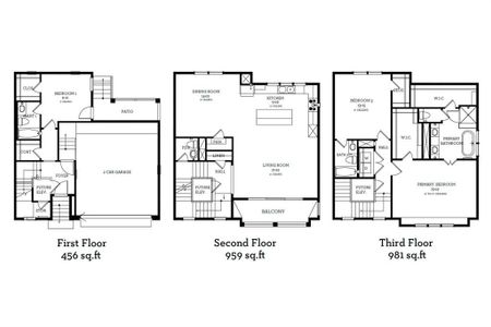 Floor plan for 11055 Chatterton Dr.