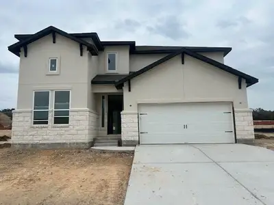 New construction Single-Family house 5325 Cosenza Trce, Leander, TX 78641 Saffron- photo 0