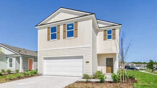 New construction Single-Family house 1406 Lark Sparrow St, Green Cove Springs, FL 32043 plan Elston+ - image