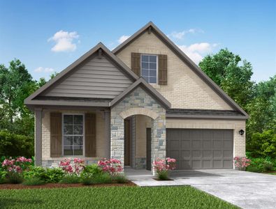 New construction Single-Family house 27414 Cinnamon Shores Dr, Katy, TX 77493 Maxwell- photo 0