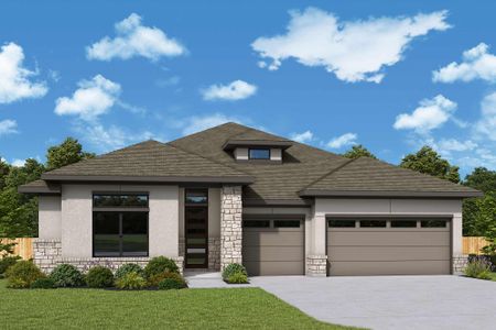 New construction Single-Family house 123 Puppy Dog Pass, San Marcos, TX 78666 plan The Celina - image