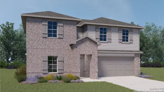 New construction Single-Family house 14649 Pearl Flts, San Antonio, TX 78253 plan The Quincy - image