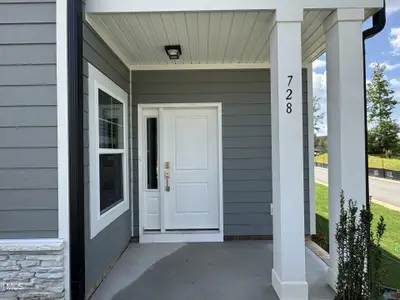 New construction Single-Family house 728 Lightrail Dr, Knightdale, NC 27545 Cypress- photo 0