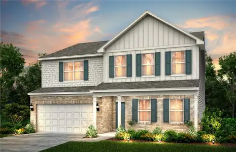 New construction Single-Family house 628 Vidalia Park Wy, McDonough, GA 30252 plan Mitchell - image
