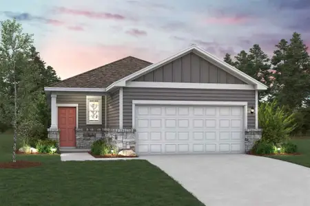 New construction Single-Family house 13419 Swift Wind Dr, Buda, TX 78610 plan Maverick - image