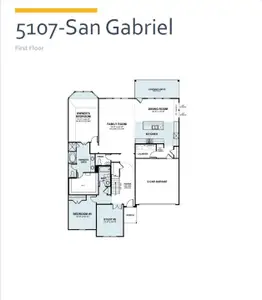 New construction Single-Family house 3713 Helena Wy, Leander, TX 78641 plan San Gabriel - Classic Series - image