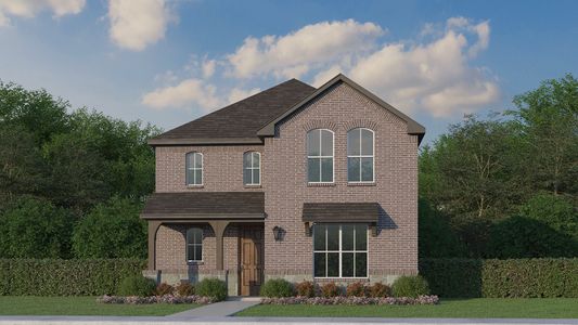 Plan 1457 Elevation A w/ Stone