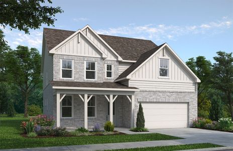 New construction Single-Family house 3425 Fern Hollow Path, Buford, GA 30519 plan The Hickory F - image