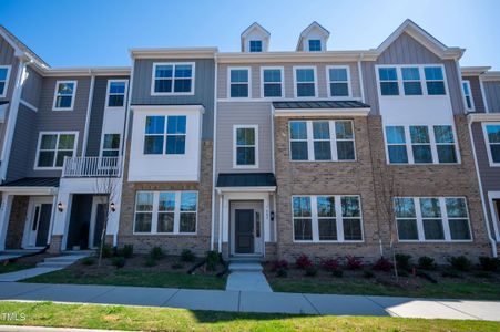 New construction Townhouse house 983 Parkstone Towne Boulevard, Knightdale, NC 27545 - photo 0