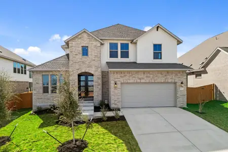 New construction Single-Family house 105 Gibbs Dr, Liberty Hill, TX 78642 plan Brookshire - image