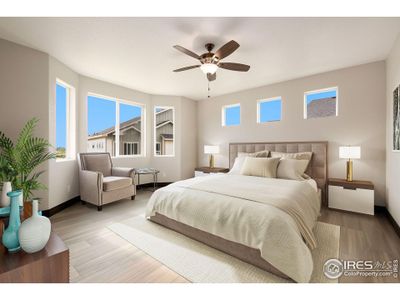 Large Primary Bedroom With Bay Window