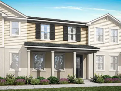 New construction Townhouse house 10063 Gazebo Aly, Orlando, FL 32832 plan Aurora - image