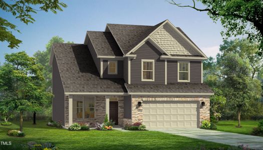 New construction Single-Family house 1068 Channel Drop Lp, Zebulon, NC 27597 - image