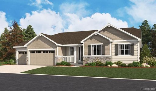 New construction Single-Family house 1616 Green Fern Pt, Castle Rock, CO 80104 Melody- photo 0