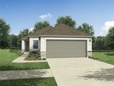 New construction Single-Family house 155 Tolo Dr, Elgin, TX 78610 plan Spruce | Trinity Ranch - image