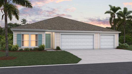 New construction Single-Family house 4 Summerwood Rd S, Palm Coast, FL 32137 plan Denham - image