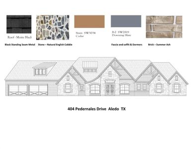 New construction Single-Family house 404 Pedernales Dr, Aledo, TX 76008 null- photo 0