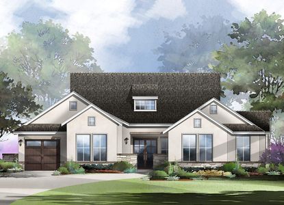 New construction Single-Family house 525 Wonderstruck, Liberty Hill, TX 78642 plan Riviera - image