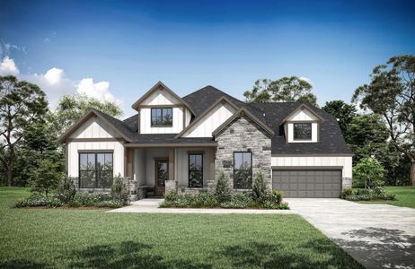New construction Single-Family house 2232 Crimson Sunset Dr, Georgetown, TX 78628 plan Brookdale II - image