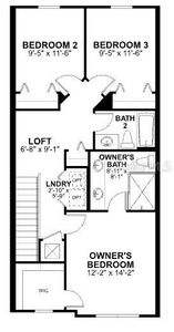 New construction Townhouse house 4136 Campsite Lp, Orlando, FL 32824 plan Santa Rosa - image