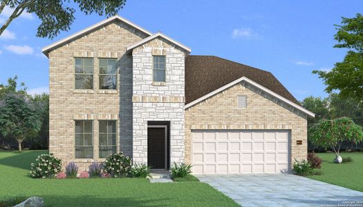 New construction Single-Family house 517 Cowboy Hts, Cibolo, TX 78108 Teak II- photo 2 2