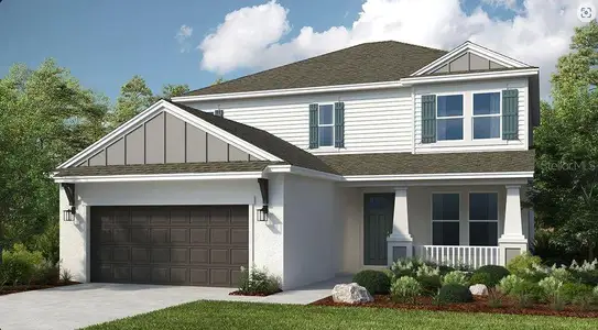 New construction Single-Family house 33626 Castaway Lp, Wesley Chapel, FL 33543 Bahama- photo 0