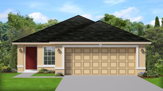 New construction Single-Family house 11632 Grace Rd, Weeki Wachee, FL 34614 plan 1515 - image