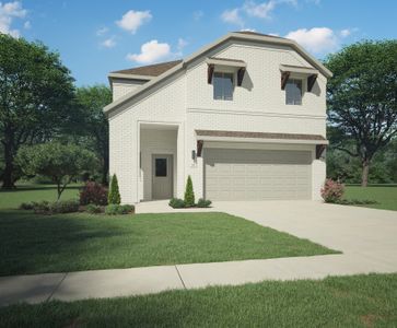 New construction Single-Family house 1228 Little Bridge Dr, Lavon, TX 75166 plan Oak II - image