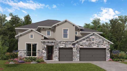 New construction Single-Family house 22023 Bottom Canyon Lane, Cypress, TX 77433 Whitaker- photo 0