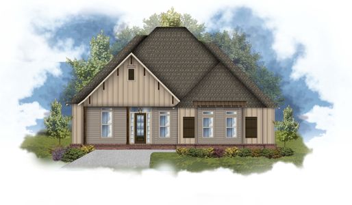 New construction Single-Family house 28 N Saint Claire Ln, Freeport, FL 32439 plan Harvey II H - image