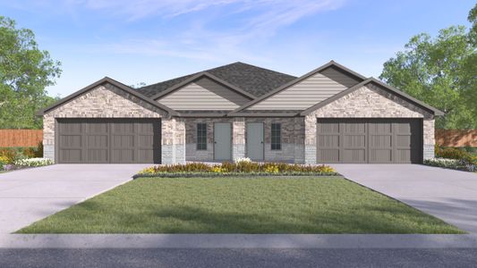 New construction Duplex house 14825 Afleet Alex St, Manor, TX 78653 null- photo 0