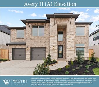 New construction Single-Family house 31503 Boulder Creek Ct, Fulshear, TX 77441 The Avery II- photo 0 0