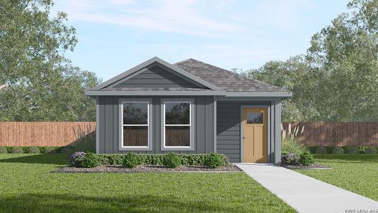 New construction Single-Family house 14821 Gold Lace Cactus, San Antonio, TX 78221 plan The Wyeth - image
