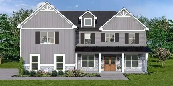 New construction Single-Family house 438 Races Rd, Hoschton, GA 30548 - image