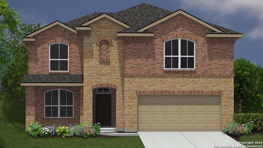 New construction Single-Family house 209 Steele Way, Cibolo, TX 78108 The Boerne- photo 0