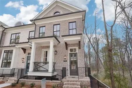 New construction Townhouse house 300 Crimson Pine Alley 9, Alpharetta, GA 30009 plan The Chamberlain - image